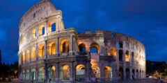 مدرج روماني عملاق وسط مدينة روما